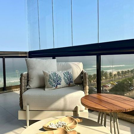 ריו דה ז'ניירו Lindo Apto No Melhor Lugar Da Barra Da Tijuca! Com Uma Vista De Tirar O Folego, Frente Para O Mar! Totalmente Equipado E Decorado Ao Lado Dos Melhores Hoteis E Quiosques Da Barra! Portaria 24H, Piscina, Sauna, Jacuzzi, Academia, Garagem, Wi-Fi, Lavan מראה חיצוני תמונה