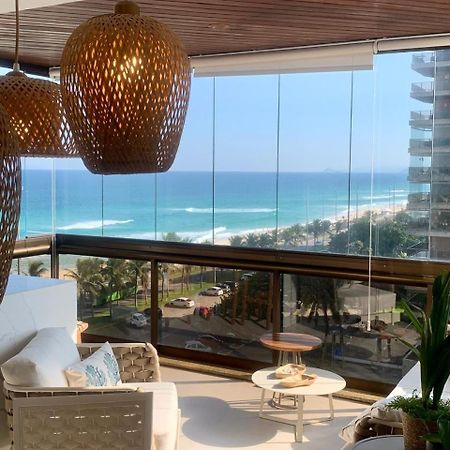 ריו דה ז'ניירו Lindo Apto No Melhor Lugar Da Barra Da Tijuca! Com Uma Vista De Tirar O Folego, Frente Para O Mar! Totalmente Equipado E Decorado Ao Lado Dos Melhores Hoteis E Quiosques Da Barra! Portaria 24H, Piscina, Sauna, Jacuzzi, Academia, Garagem, Wi-Fi, Lavan מראה חיצוני תמונה