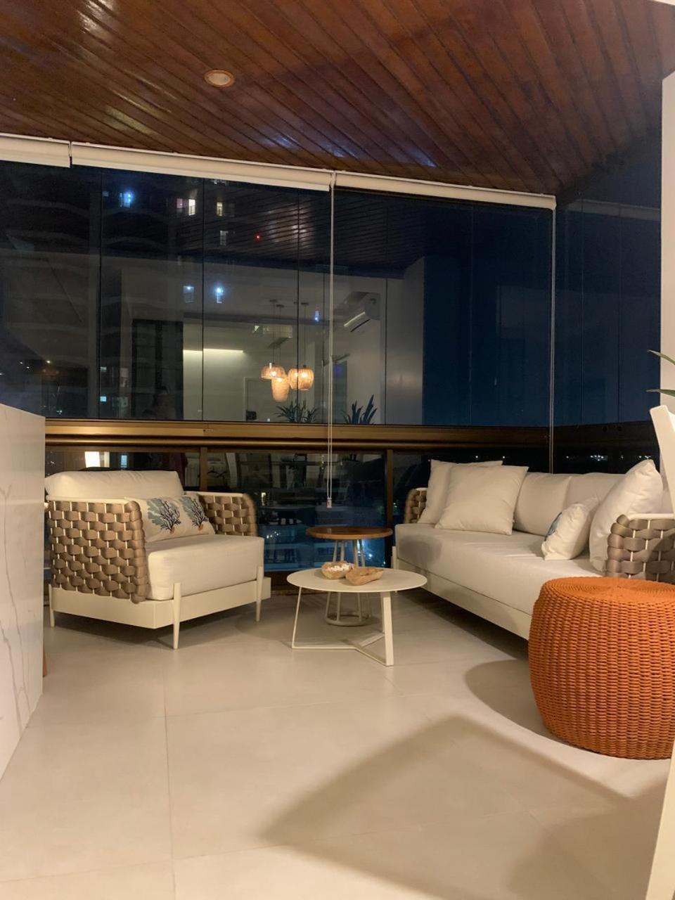ריו דה ז'ניירו Lindo Apto No Melhor Lugar Da Barra Da Tijuca! Com Uma Vista De Tirar O Folego, Frente Para O Mar! Totalmente Equipado E Decorado Ao Lado Dos Melhores Hoteis E Quiosques Da Barra! Portaria 24H, Piscina, Sauna, Jacuzzi, Academia, Garagem, Wi-Fi, Lavan מראה חיצוני תמונה