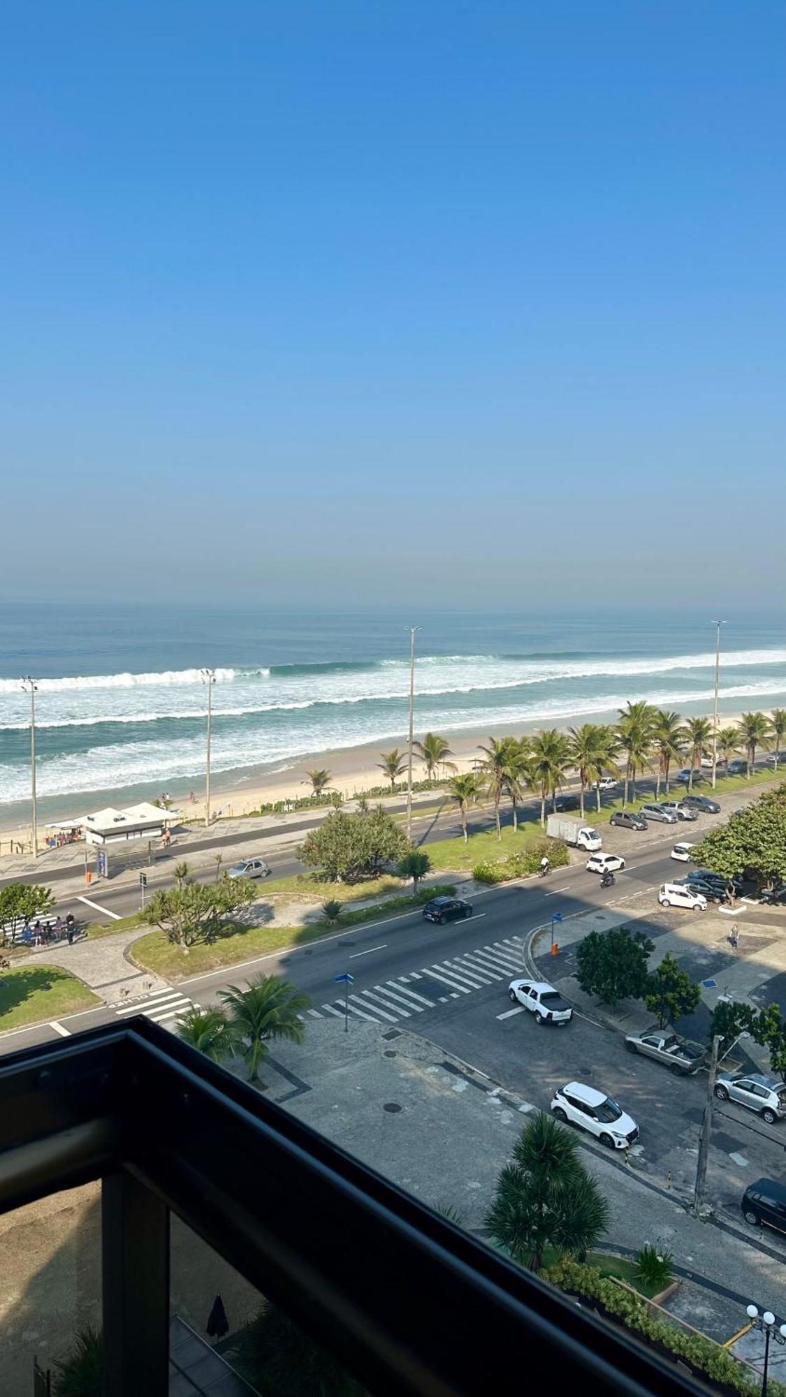 ריו דה ז'ניירו Lindo Apto No Melhor Lugar Da Barra Da Tijuca! Com Uma Vista De Tirar O Folego, Frente Para O Mar! Totalmente Equipado E Decorado Ao Lado Dos Melhores Hoteis E Quiosques Da Barra! Portaria 24H, Piscina, Sauna, Jacuzzi, Academia, Garagem, Wi-Fi, Lavan מראה חיצוני תמונה